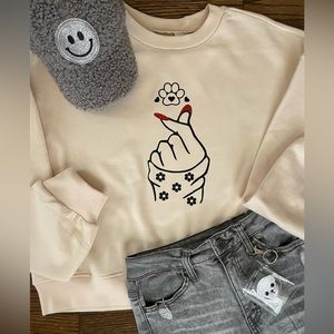 For the Love of 🐾 Paws Sweatshirt